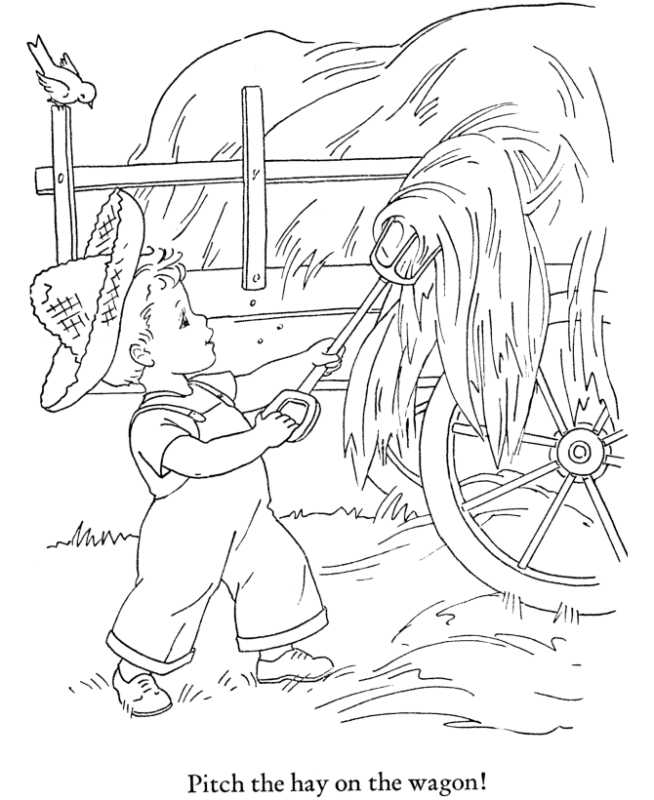 Harvest Coloring Pages Printable for Free Download