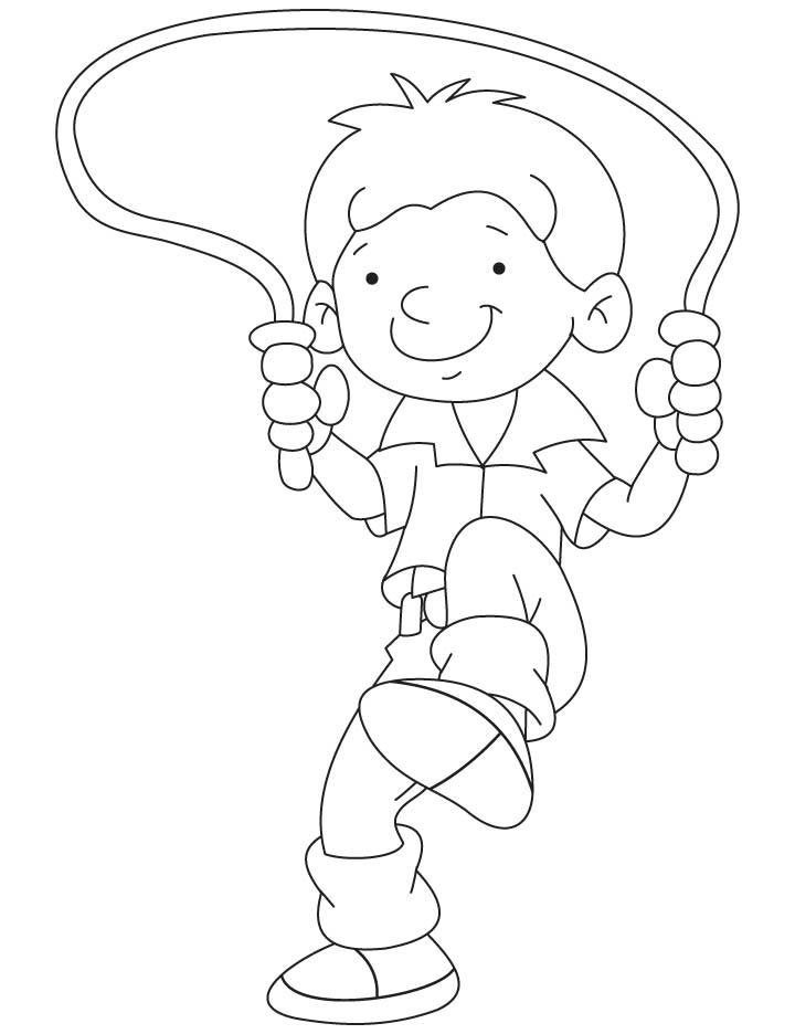 roping coloring pages