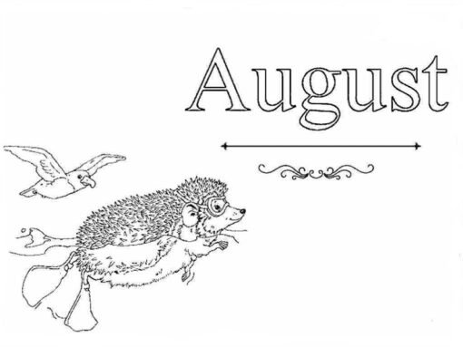 August Coloring Pages Printable for Free Download