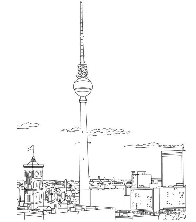 Berlin Coloring Pages Printable for Free Download