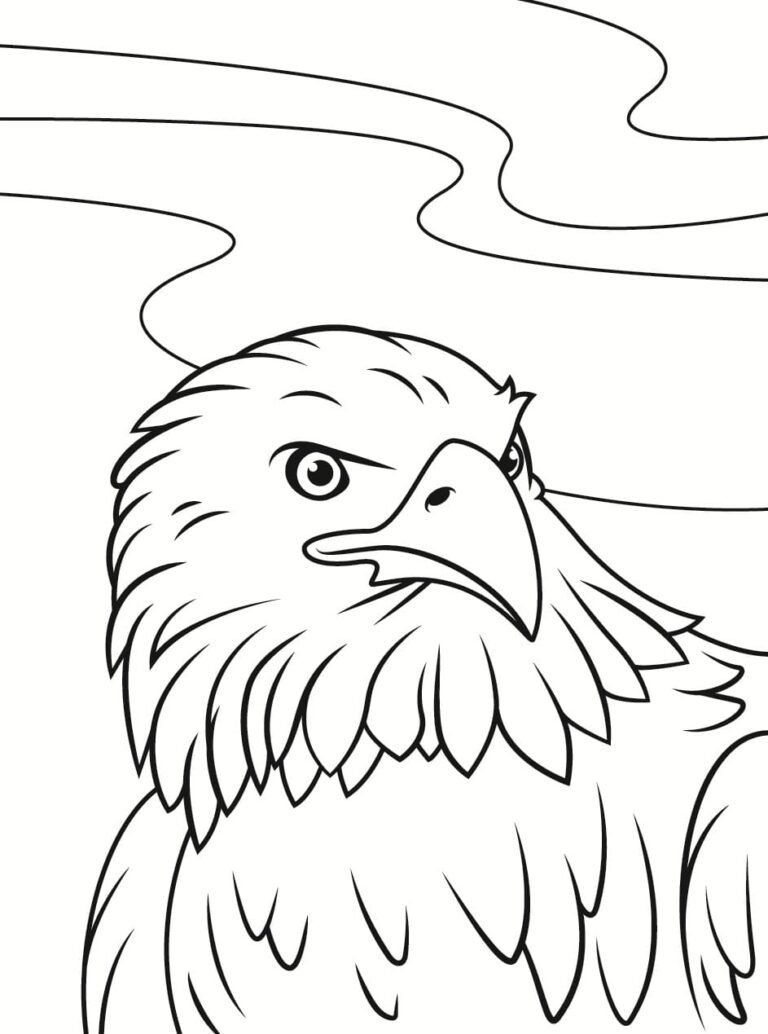 Bald Eagle Coloring Pages Printable for Free Download