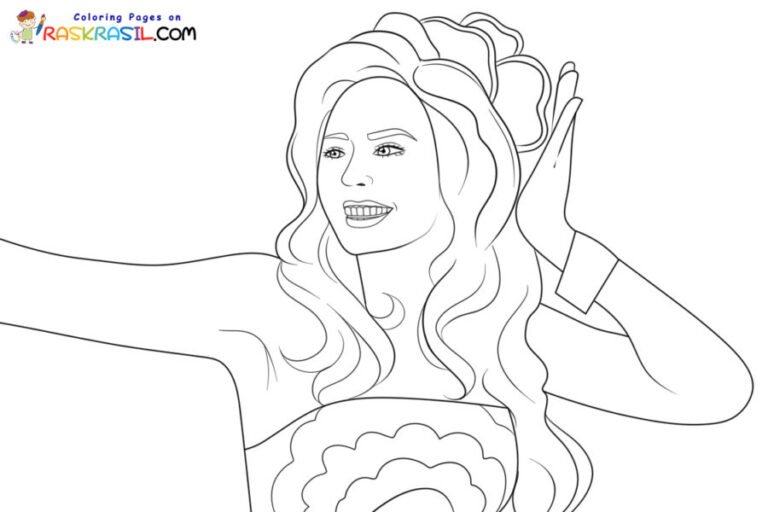 Barbie Movie Coloring Pages Printable for Free Download