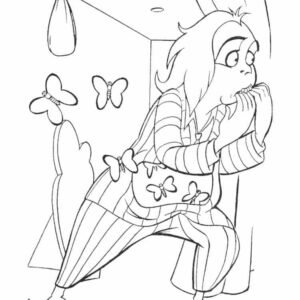 Beetlejuice Coloring Pages Printable for Free Download