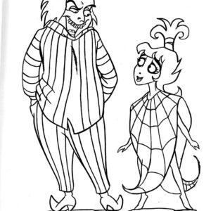 Beetlejuice Coloring Pages Printable for Free Download