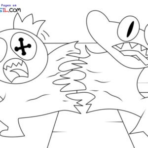 Coloring Pages Rainbow Friends – Wubbox – My Singing Monsters 27 – Coloring  Pages