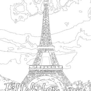 Paris Coloring Pages Printable for Free Download