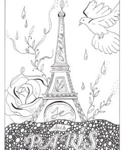 Paris Coloring Pages Printable for Free Download