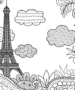 Paris Coloring Pages Printable for Free Download