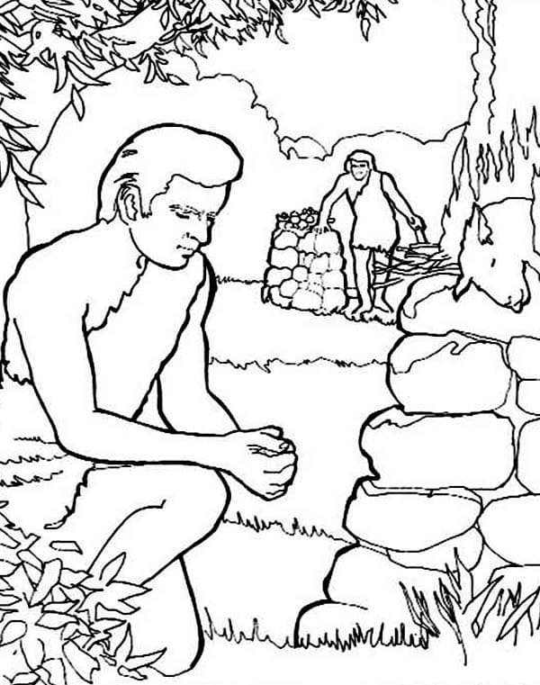 Adam and Eve Coloring Pages Printable for Free Download