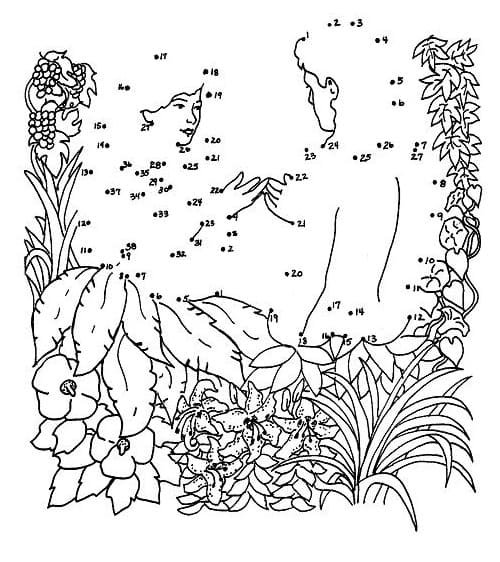 Adam and Eve Coloring Pages Printable for Free Download