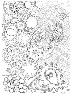 Coral Reef Coloring Pages Printable for Free Download