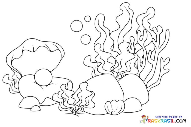 Coral Reef Coloring Pages Printable for Free Download