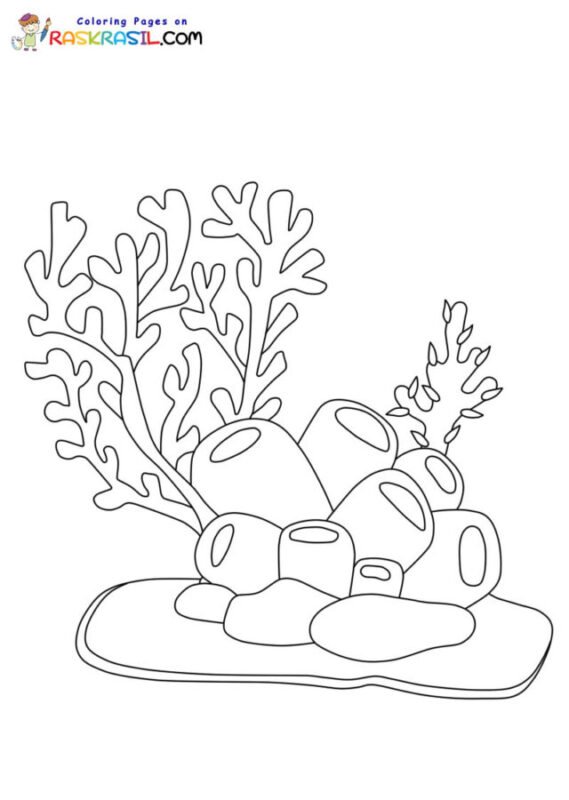 Coral Reef Coloring Pages Printable for Free Download