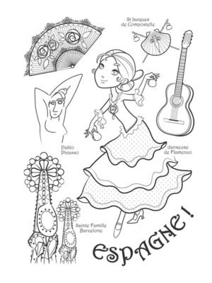 Spain Coloring Pages Printable for Free Download