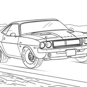 Fast and Furious Coloring Pages Printable for Free Download