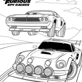 Fast and Furious Coloring Pages Printable for Free Download