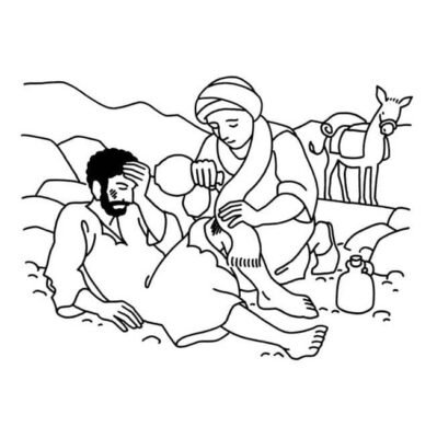 Good Samaritan Coloring Pages Printable for Free Download