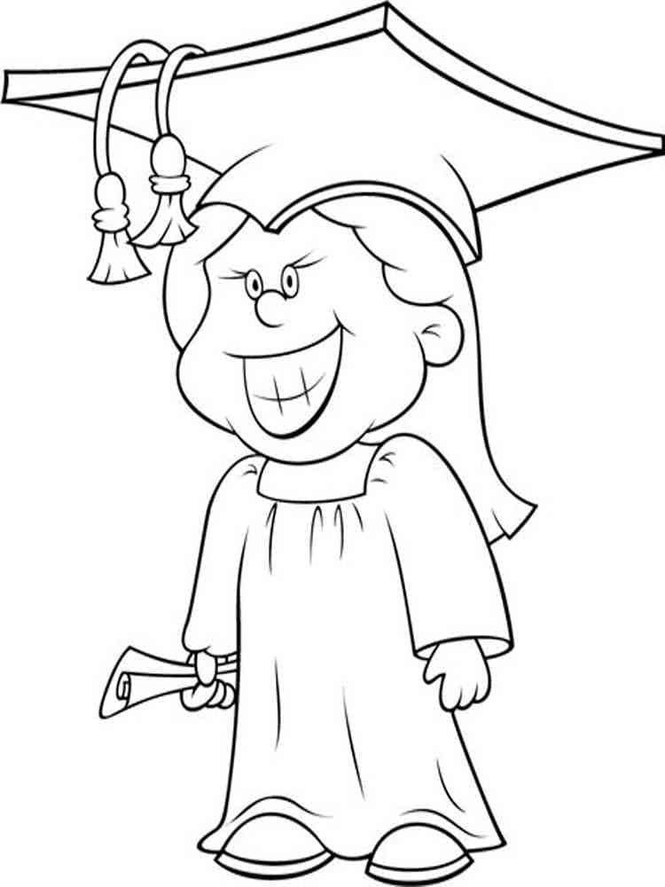 Graduation Coloring Pages Printable for Free Download