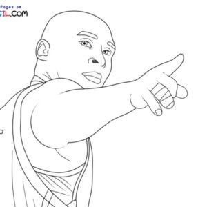 Kobe Bryant Coloring Pages for an Essay by Brilliant Pathways