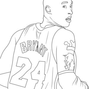 Kobe Bryant Coloring Pages (100% Free Printables)