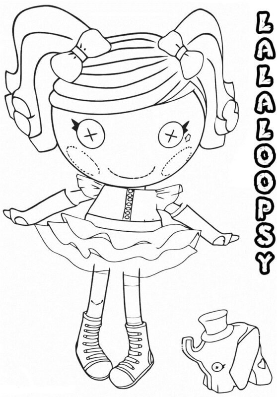 Lalaloopsy Coloring Pages Printable for Free Download