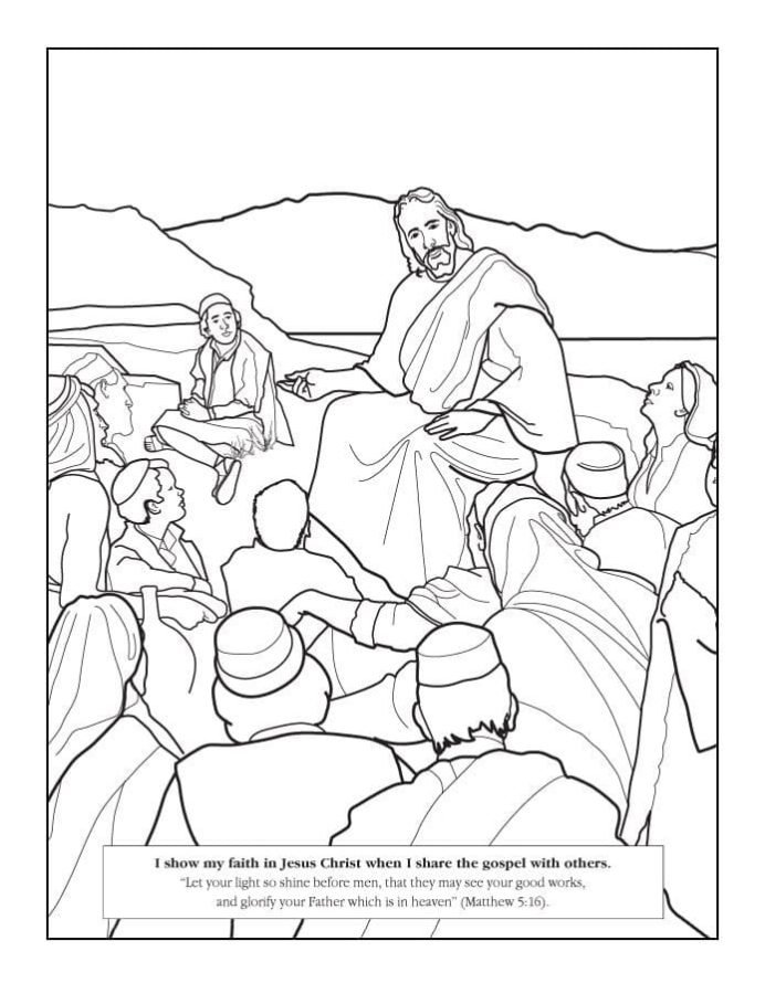 LDS Coloring Pages Printable for Free Download