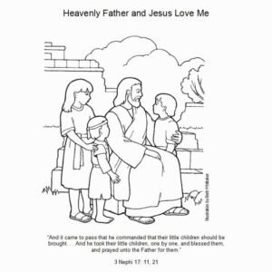 LDS Coloring Pages Printable for Free Download