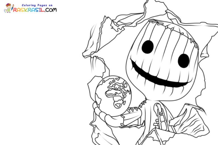 Little Big Planet Coloring Pages Printable for Free Download