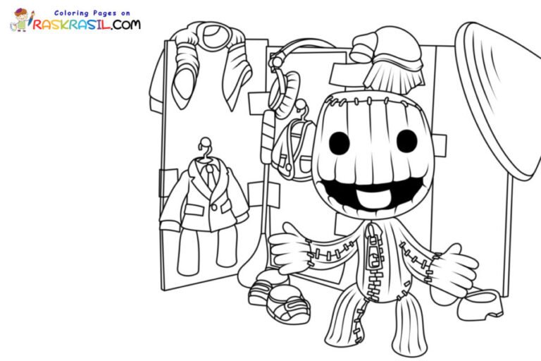 Little Big Planet Coloring Pages Printable for Free Download