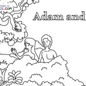 garden of eden printable coloring pages