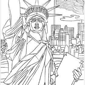 New York Coloring Pages Printable for Free Download