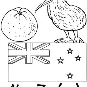 New Zealand Coloring Pages Printable for Free Download