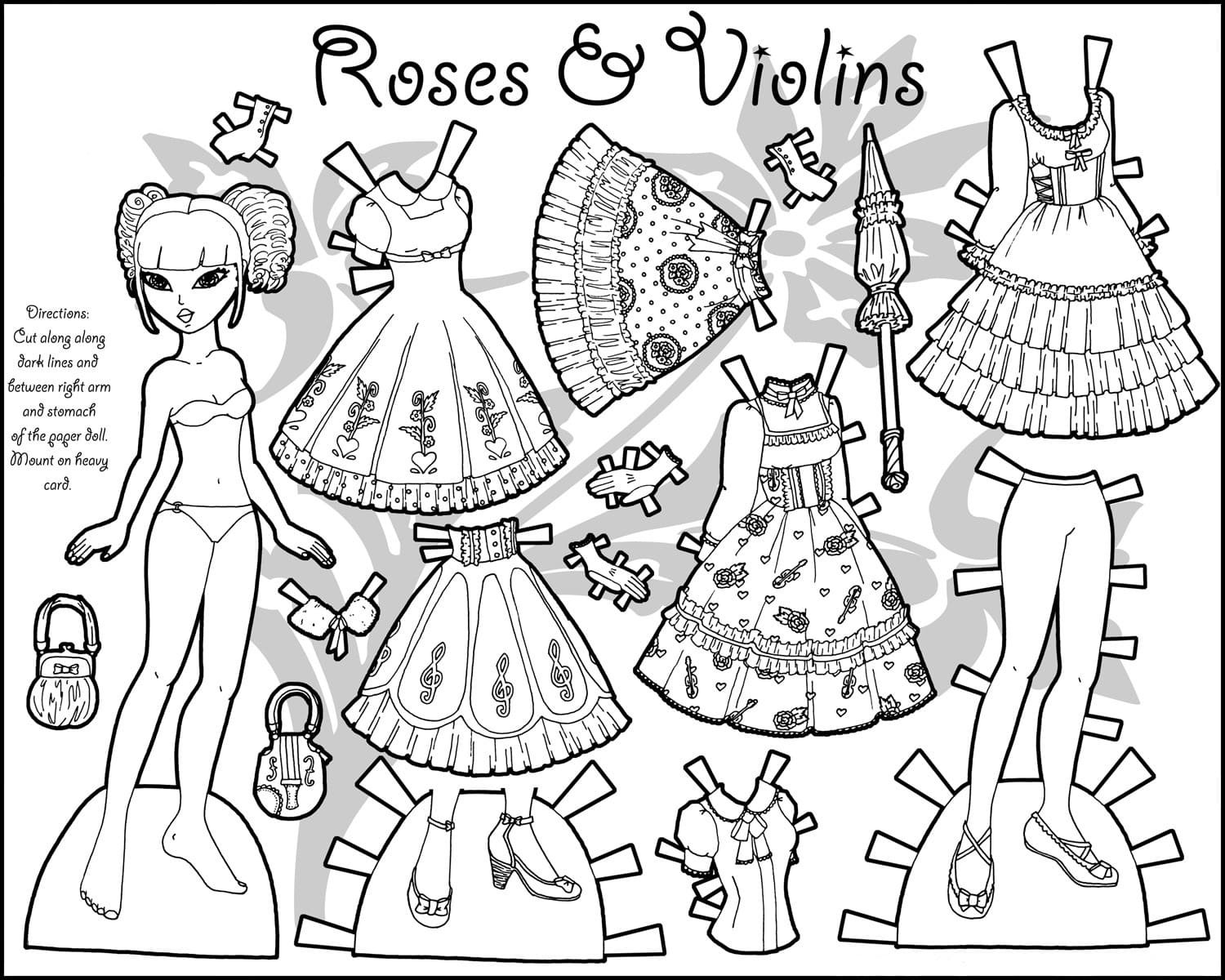 Miss Missy Paper Dolls: Happy Easter Paper doll