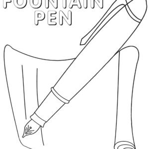 Pen Coloring Pages Printable - Get Coloring Pages