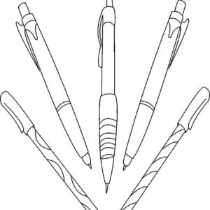 Pen coloring page - Coloringcrew.com