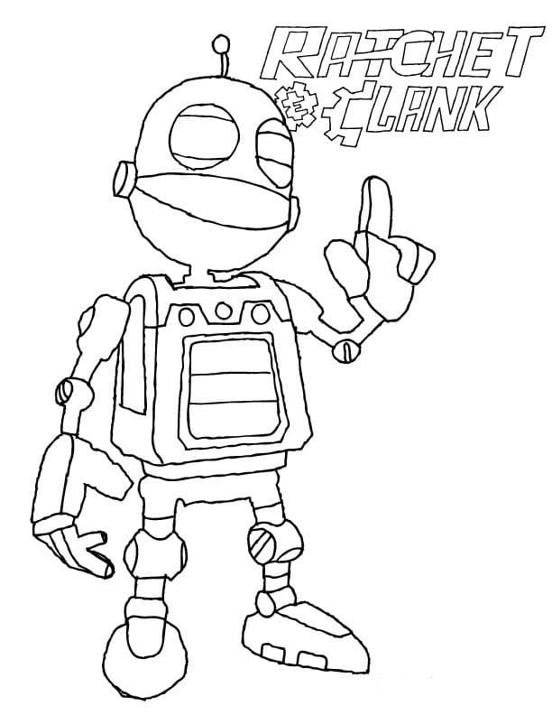 Ratchet and Clank Coloring Pages Printable for Free Download