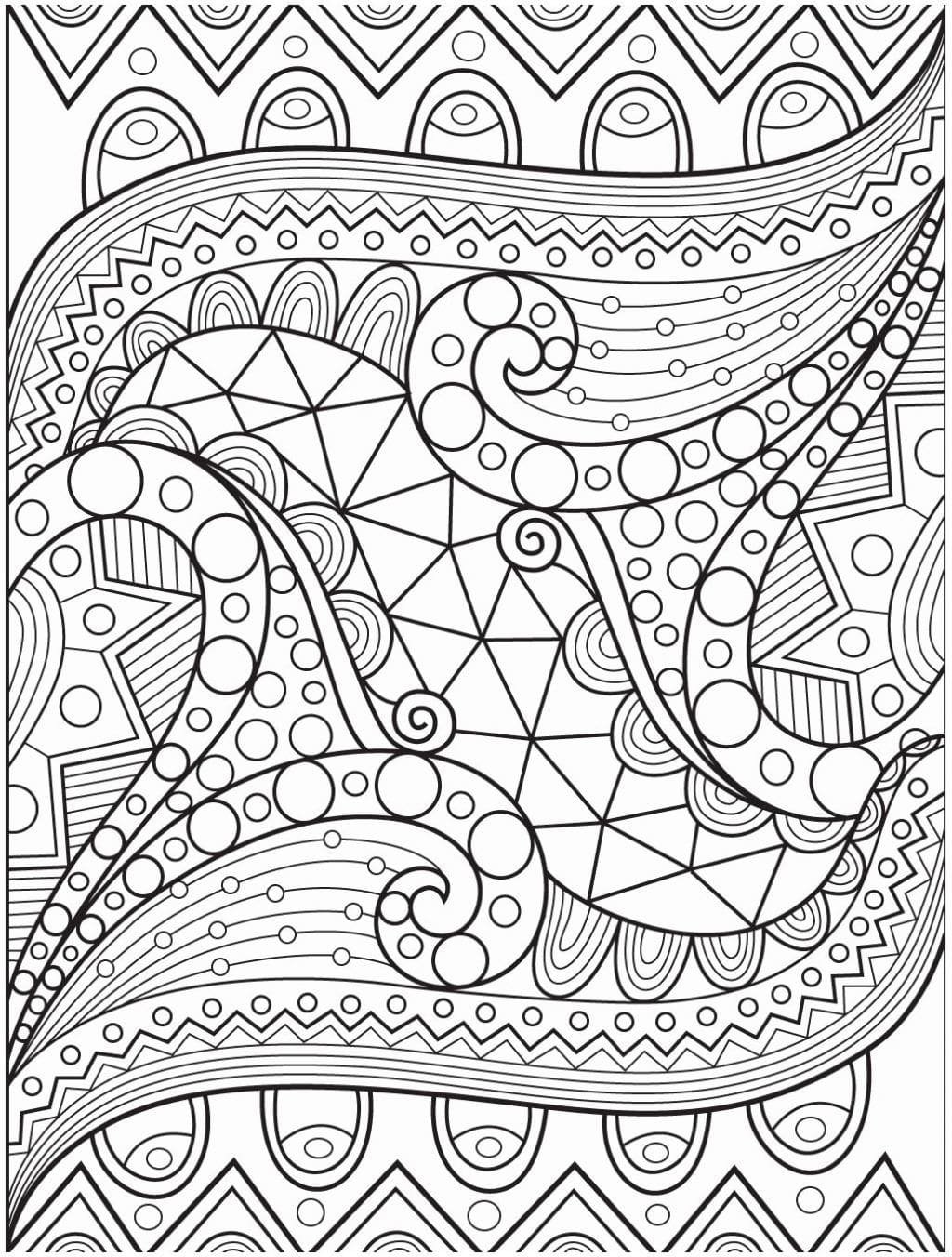 Relaxing Coloring Pages - Free Printable Coloring Sheets