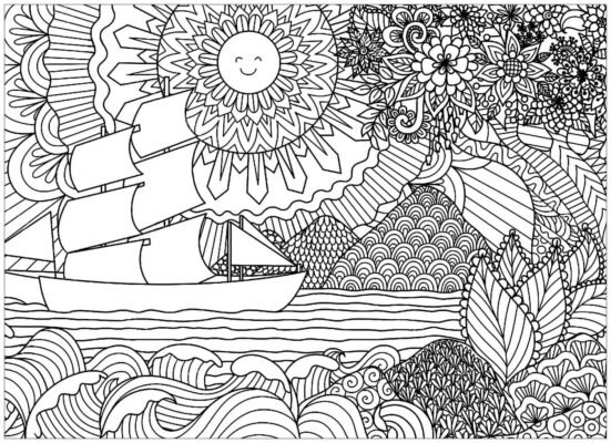 Relax Coloring Pages Printable for Free Download