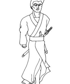 Samurai Coloring Pages Printable for Free Download