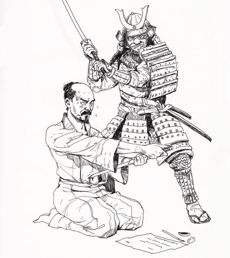 Samurai Coloring Pages Printable for Free Download