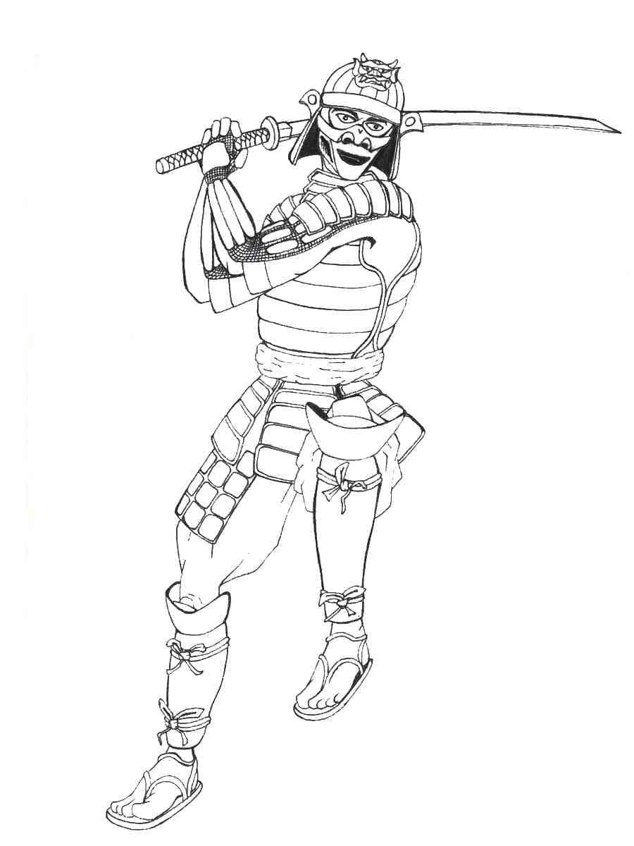 Samurai Coloring Pages Printable for Free Download