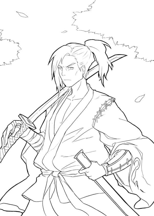 Samurai Coloring Pages Printable for Free Download