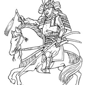 Samurai Coloring Pages Printable for Free Download