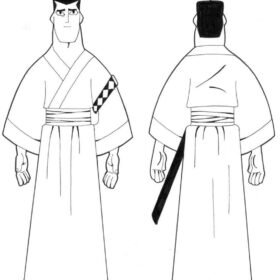 Samurai Coloring Pages Printable for Free Download