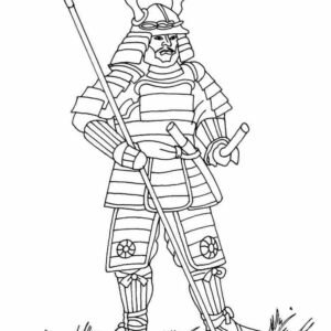 Samurai Coloring Pages Printable for Free Download