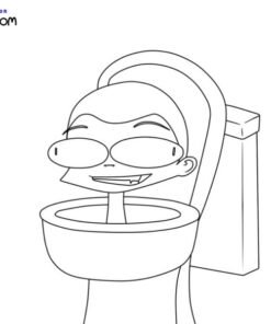 Print Skibidi Toilet coloring page - Download, Print or Color Online for  Free