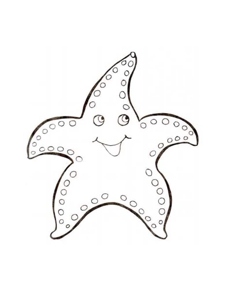 Starfish Coloring Pages Printable for Free Download