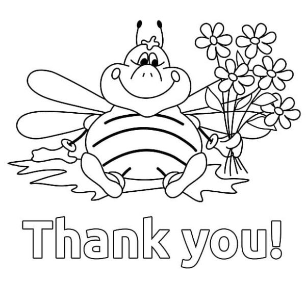 Thank You Coloring Pages Printable for Free Download