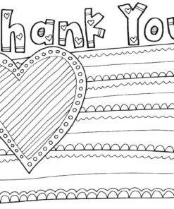 Thank You Coloring Pages Printable for Free Download