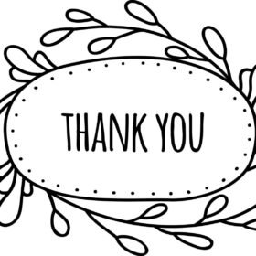 Thank You Coloring Pages Printable for Free Download